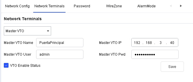 dahua vth networkterminals