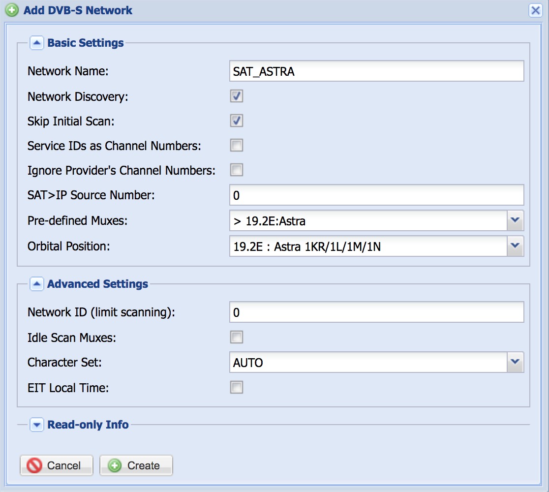 TVHeadEnd DVBS Network DigiBit R1