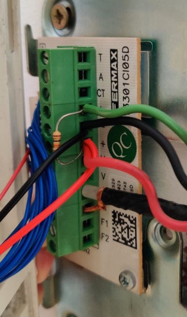 fermax alimentacion placa