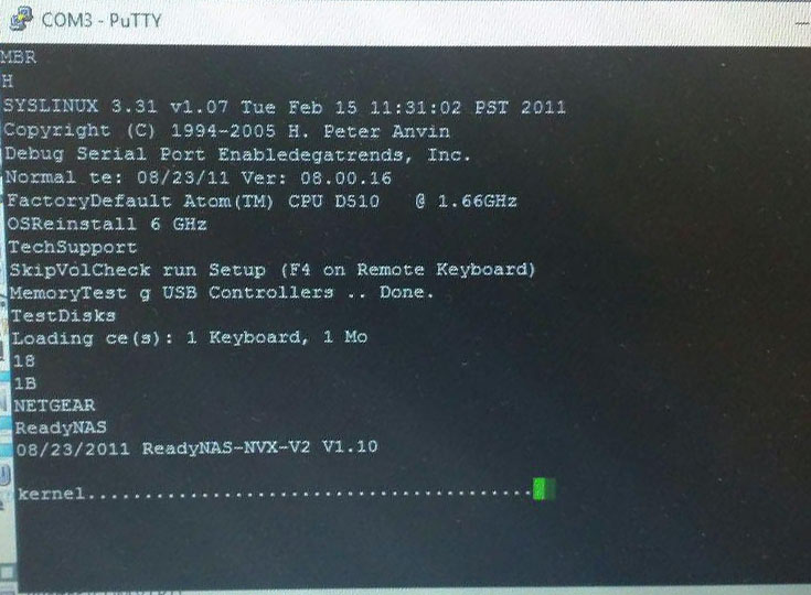 boot netgear ready nas pro 4